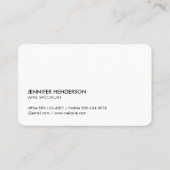 Weintrauben Weinglas Visitenkarte (Rückseite)