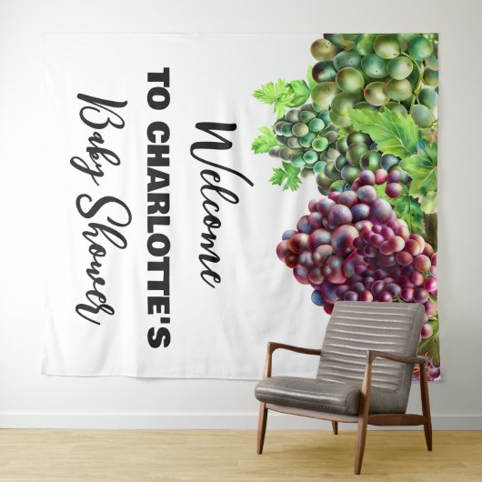 Weintrauben Weinkellerei Weinberg Bridal Wandteppich (Beispiel (Horizontal))