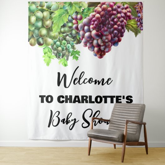 Weintrauben Weinkellerei Weinberg Bridal Wandteppich (Beispiel)