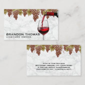 Weintrauben | Weintrub Visitenkarte (Vorne/Hinten)