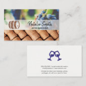 Weintrauben | Wine Barrel | Korks Visitenkarte (Vorne/Hinten)