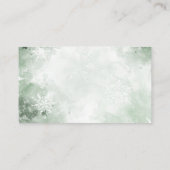 Weintraubendusche für den Winter Begleitkarte (Rückseite)