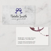 Weintraubenkäse Visitenkarte (Vorne/Hinten)