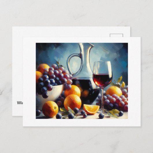 Weintraubensorten, Postkarte (Vorne/Hinten)