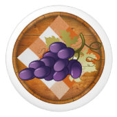 Weintraubenziehknopf Keramikknauf (Vorderseite)