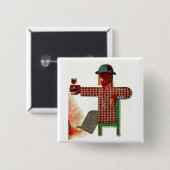 Weintrinker AKA oenophile Button (Vorne & Hinten)