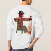 Weintrinker AKA oenophile zweiseitige Shirt (Rückseite)