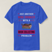 Weintrinker Buch Sammlung Bücher Bibliophile T-Shirt (Design vorne)