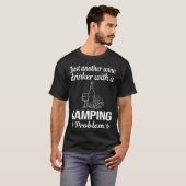 Weintrinker Camping Campingplatz T-Shirt (Vorne ganz)