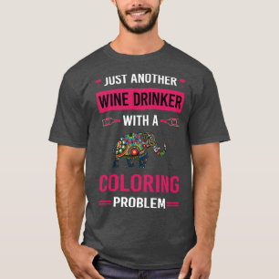 Weintrinker Färbung T-Shirt