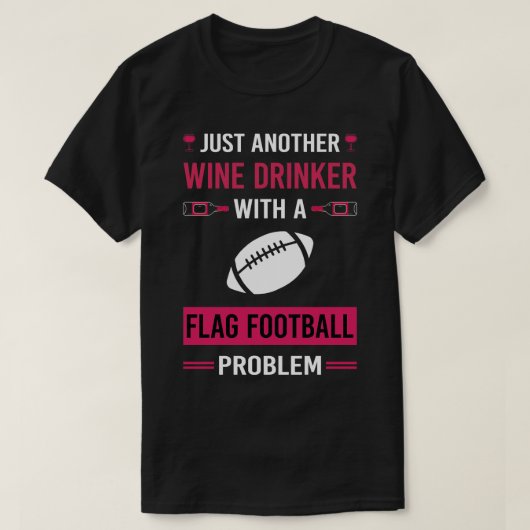 Weintrinker-Flagge T-Shirt (Design vorne)