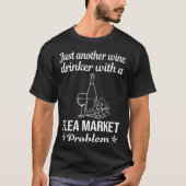 Weintrinker Flohmarkt T-Shirt (Vorderseite)