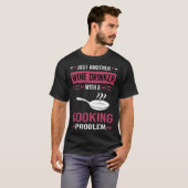 Weintrinker Kochen T-Shirt (Vorne ganz)