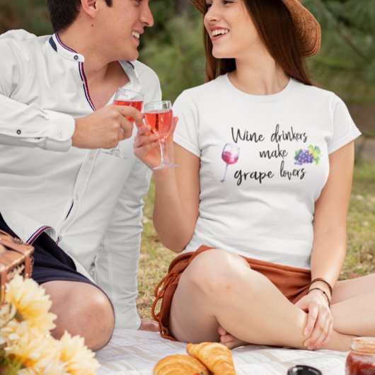 Weintrinker machen Weinliebhaber zum Sprichwort T-Shirt