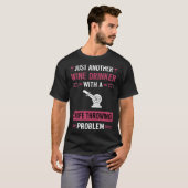 Weintrinker Messer T-Shirt (Vorne ganz)
