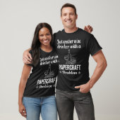 Weintrinker Papierkrafträder T-Shirt (Unisex)