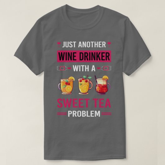 Weintrinker Süßer Tee (Design vorne)