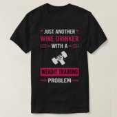 Weintrinkertraining T-Shirt (Design vorne)