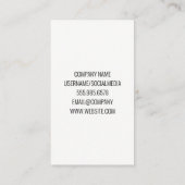 Weintrub | Hintergrund Marmorkork Visitenkarte (Rückseite)