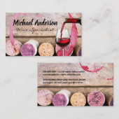 Weintrub | Korks | Weinkeller Visitenkarte (Vorne/Hinten)