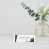 Weintrub Mini Visitenkarte (Stehend Vorderseite)