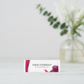 Weintrub Mini Visitenkarte (Stehend Vorderseite)