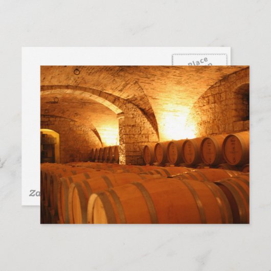 Weintrub Postkarte (Vorne/Hinten)