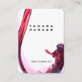 Weintrub | Splash II Visitenkarte (Vorderseite)