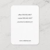 Weintrub | Splash II Visitenkarte (Rückseite)