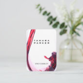 Weintrub | Splash II Visitenkarte (Stehend Vorderseite)