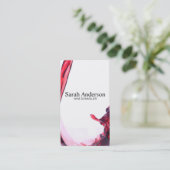 Weintrub | Splash II Visitenkarte (Stehend Vorderseite)