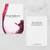 Weintrub | Splash II Visitenkarte (Vorne/Hinten)