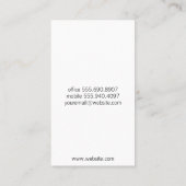 Weintrub | Splash | QR-Prüfcode Visitenkarte (Rückseite)