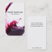 Weintrub | Splash Visitenkarte (Vorne/Hinten)