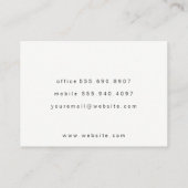 Weintrub Visitenkarte (Rückseite)