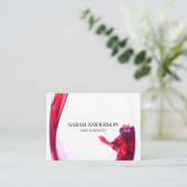 Weintrub Visitenkarte (Stehend Vorderseite)