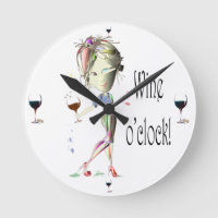 Weinuhr humorvolle Wein-Kunst Geschenke