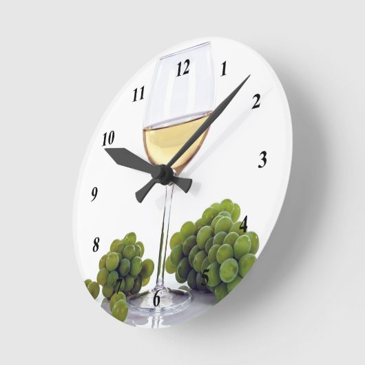 Weinuhr Runde Wanduhr (Winkel)