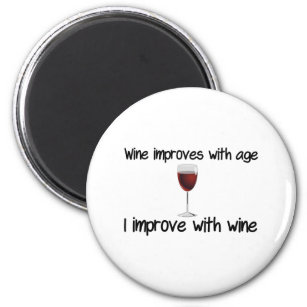 Weinverbesserung mit zunehmendem Alter Magnet