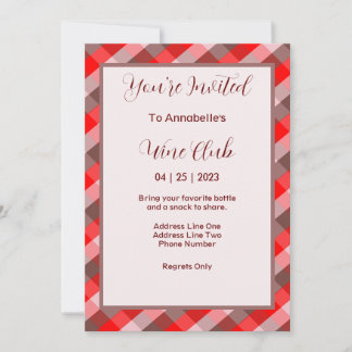 Weinverein Einladung