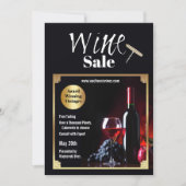 Weinverkauf Einladung (Vorderseite)