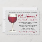 Weinverkostung beim Winetasting Cocktail Party Eve Einladung (Vorderseite)