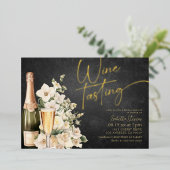 Weinverkostung Brautdusche Einladung (Stehend vorne)