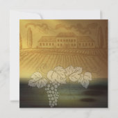 Weinverkostung Cocktail Party Einladung (Rückseite)