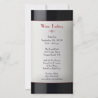 Weinverkostung Einladung