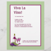 Weinverkostung Flyer (Hinten)