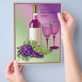 Weinverkostung Flyer (Hand)