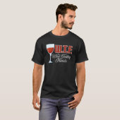 Weinverkostung Freunde Wein trinken 2 T-Shirt (Vorne ganz)