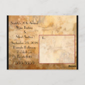 Weinverkostung Fundraiser Postkarte (Rückseite)