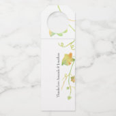 Weinverkostung für die Liebe Flaschenanhänger (Rückseite)